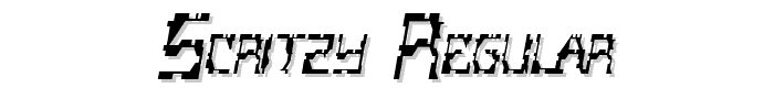 Scritzy Regular font